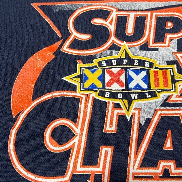 Vintage Denver Broncos Super Bowl XXXII NFL Football Crewneck Sweatshirt - Picture 3 of 4